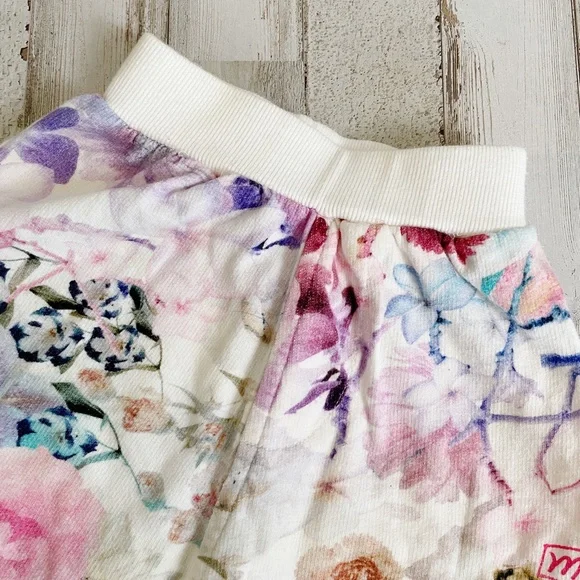 Munster | Girls Watercolor Floral Jogger Pants | Size: 3-6M - Picture 2 of 7